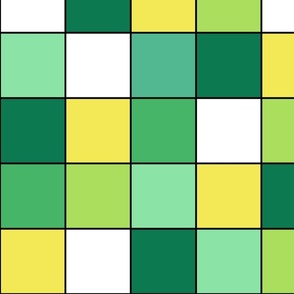 St Patricks Day Checker Bright - XL Scale