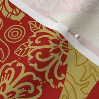 YEAR OF THE RABBIT Gold background print