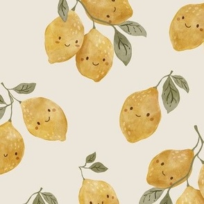 Happy Lemons || M || Cream