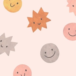 Smiley Dots || M || Pink