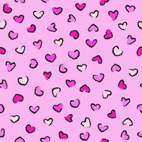 pink abstract love