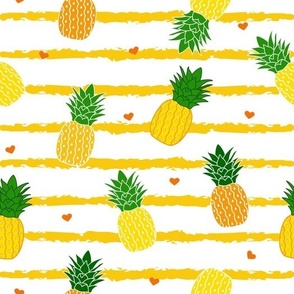 love yellow pineapple