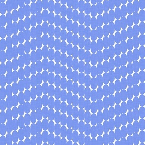 Monochrome Wavy Texture - Lilac Blue / Large