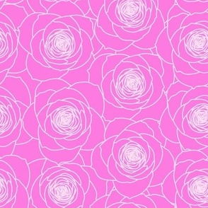 pink roses floral valentine 