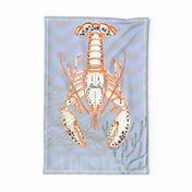 Wall hanging + Tea Towel lobster Sea life