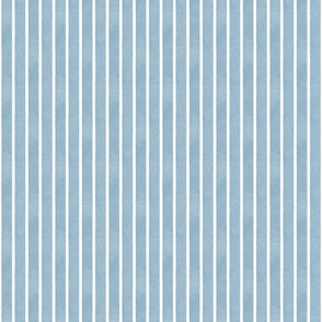 Textured Ribbons Print - Blue on White Stripes - Small Scale (Colors, Confetti & Kimono Dolls)