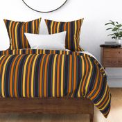 Yellow, orange and green stripes - Large scale