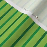 Triple stripe - leaf green, forest green and vivid green - medium