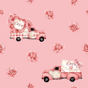 Vday Truck Pink