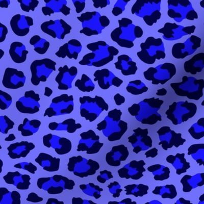 animal print leopard blue 2