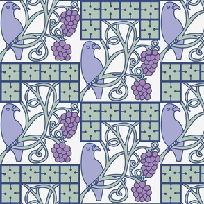 Voysey Birds with Grapes Modified