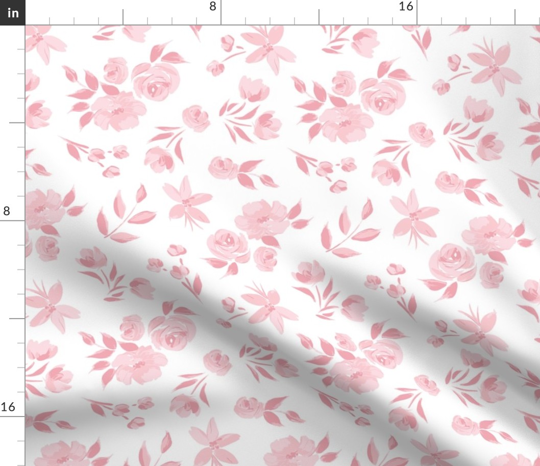 Felicity pink and white floral