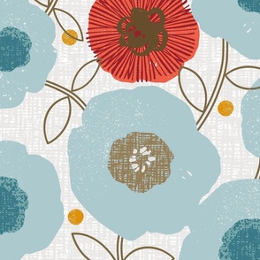 Malibu Blooms-jumbo fabric