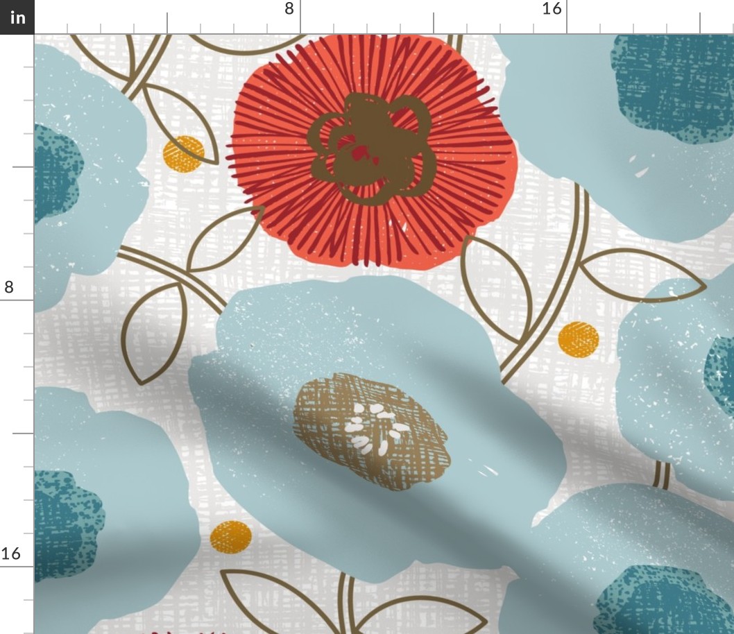 Malibu Blooms-jumbo fabric