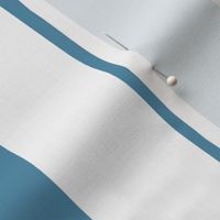 Blue and White 2 Inch Vertical Cabana Stripes