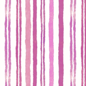 Small Watercolor Stripes Pastel Pink