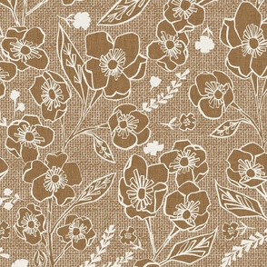 Folk Floral_dijon mustard