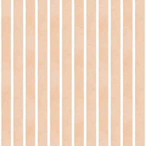 Textured Ribbons Print - Orange on White Stripes - Medium Scale (Colors, Confetti & Kimono Dolls)