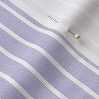 Textured Ribbons Print - Purple on White Stripes - Small Scale (Colors, Confetti & Kimono Dolls)