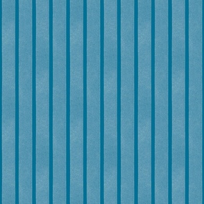 Textured Ribbons Print - White on Blue Stripes -Medium Scale (Colors, Confetti & Kimono Dolls)