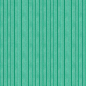 Textured Ribbons Print - White on Green Stripes -Small Scale (Colors, Confetti & Kimono Dolls)