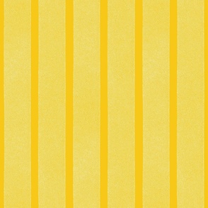 Textured Ribbons Print - White on Yellow Stripes -Small Scale (Colors, Confetti & Kimono Dolls)