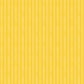 Textured Ribbons Print - White on Yellow Stripes -Small Scale (Colors, Confetti & Kimono Dolls)