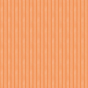 Textured Ribbons Print - White on Orange Stripes -Small Scale (Colors, Confetti & Kimono Dolls)