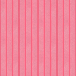 Textured Ribbons Print - White on Pink Stripes -Medium Scale (Colors, Confetti & Kimono Dolls)