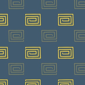 Square spirals pattern