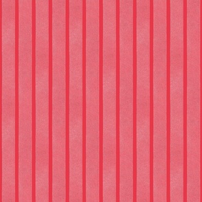 Textured Ribbons Print - White on Strawberry Stripes - Medium Scale (Coloring at the Ice Cream Shop)
