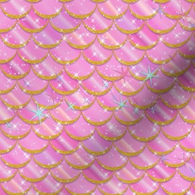 Golden Scales-Pink-Small