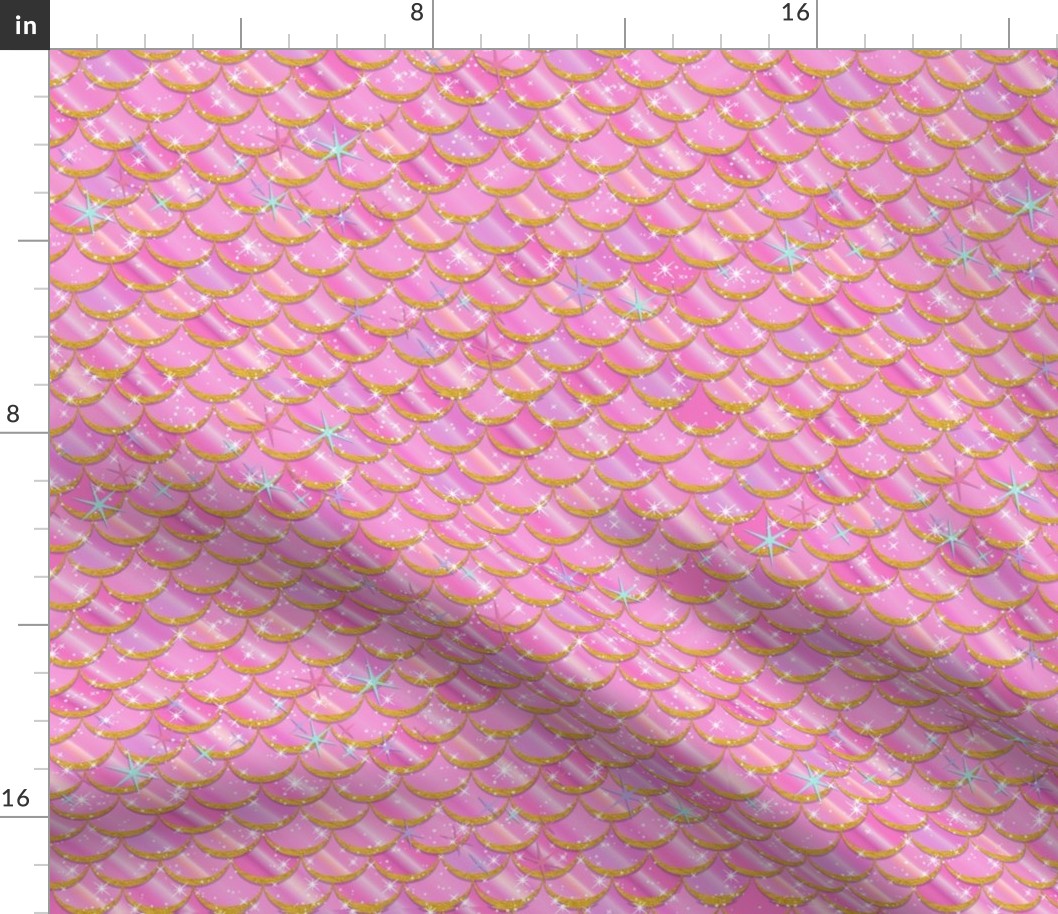 Golden Scales-Pink-Small