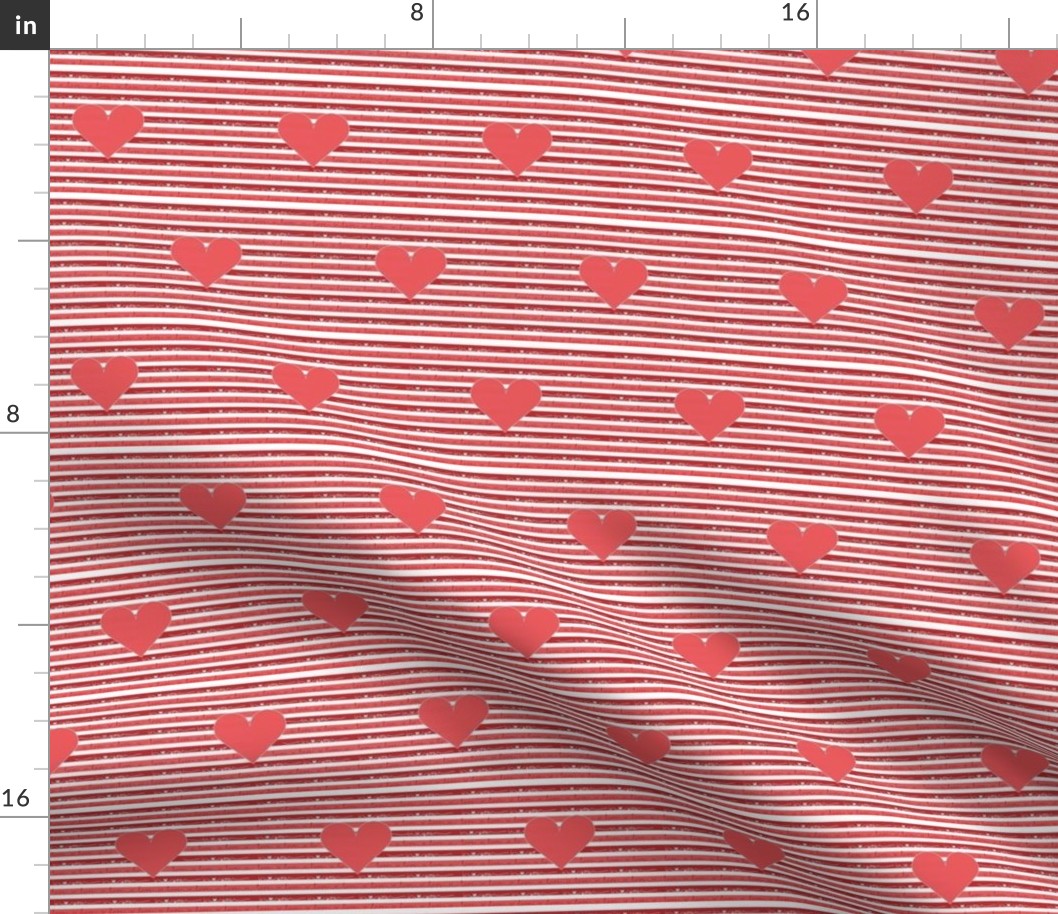 Hearts all around (mini pattern)