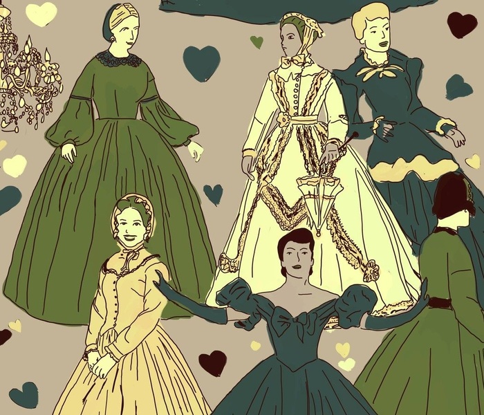1860's Gowns: Going to the Ball