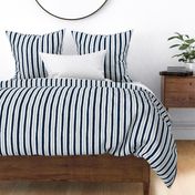 Navy Blue and Grey Vertical Stripe
