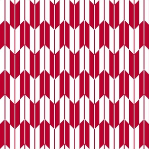 Arrow Feathers White Japan Red