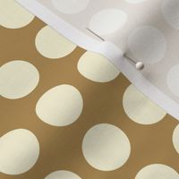 Muted Yellow Polka Dots 