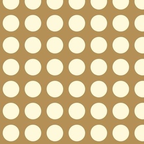 Muted Yellow Polka Dots 