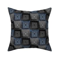 Gothic Grunge Night blue black taupe