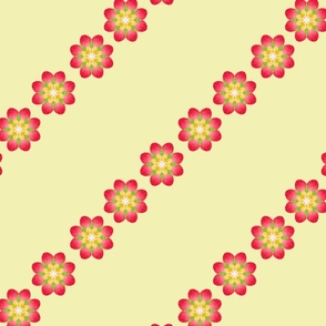 Diagonal Flowers
