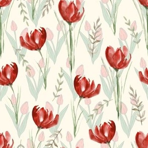 Tulip on tulips contemporary bohemian 