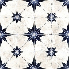 Blue Stars Tile