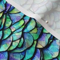 Mermaid Scales Novelty Costuming Teal and Purple