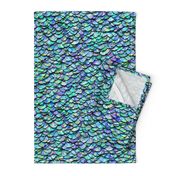 Mermaid Scales Novelty Costuming Teal and Purple