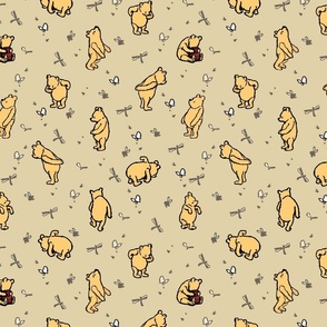 Winnie-The-Pooh Scatter Warm Beige - Medium