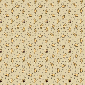 Winnie-The-Pooh Scatter Warm Beige - Small