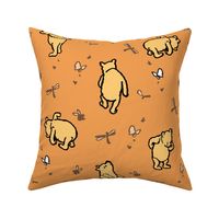 Winnie-The-Pooh Scatter Pumpkin - Large