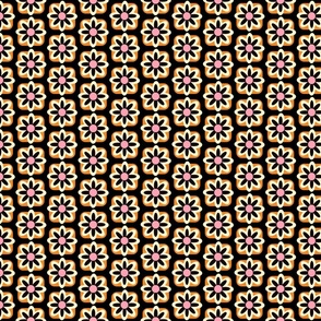 Floral pattern - Geometric and minimalist  - dark