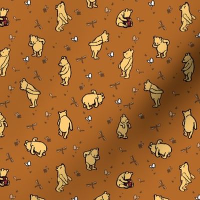 Winnie-The-Pooh Scatter Rust - Small